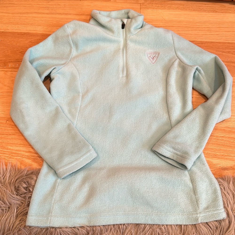 Rossignol half zip fleece top size 10